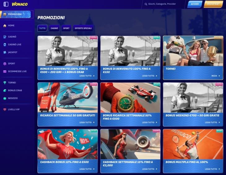 Wonaco Deutschland - Alles über Wonaco Promotions und Bonus Codes, wonaco Auszahlung